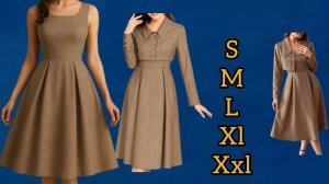 Урок по созданию выкройки. Создайте элегантное платье по этой выкройке, которое можно носить повсюду