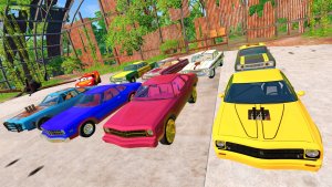 МУЛЬТИКИ ПРО МАШИНКИ: весёлый прыжок с рампы!