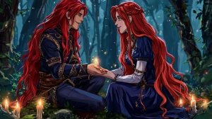 Анимированный клип:История любви Ведьма и маг (2/3)