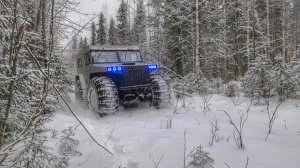 ПУТЕШЕСТВИЕ В ЗАСНЕЖЕННУЮ ТАЙГУ НА НОВОМ ВЕЗДЕХОДЕ. ЧАСТЬ 1