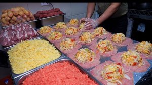 свиные котлетки из Японии (отбивные и много-много сыра внутри)