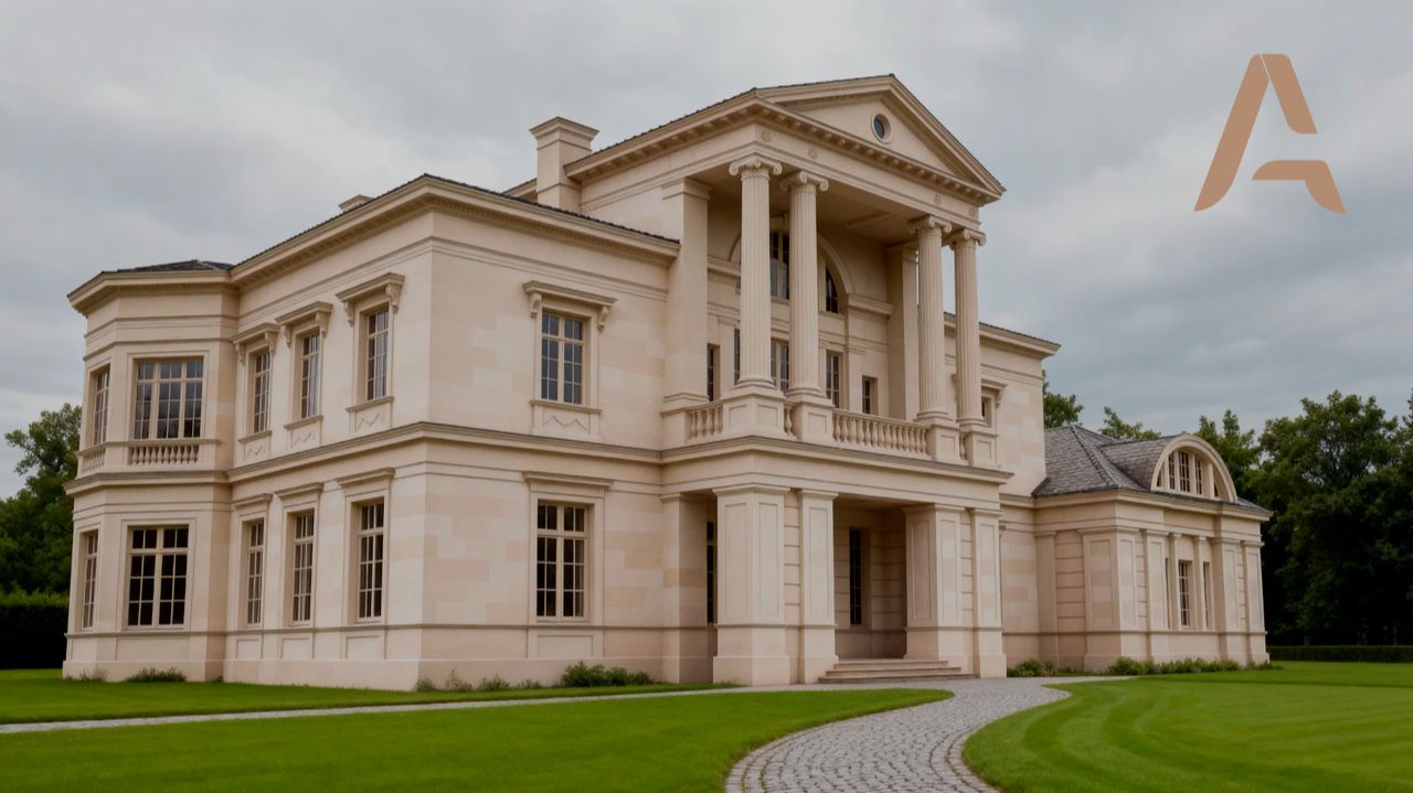 Этот особняк продуман до мелочей | Проект особняка с гаражом, бильярдной и домашним кинотеатром