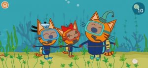 Три Кота Мультфильм Морские приключения котяток