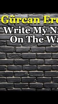 Gurcan Erdem - Write My Name On The Walls