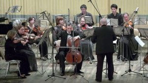 Eugene Prokoshin plays Haydn Cello Concerto in D Major with "Cantus Firmus" orchestra (Finale).