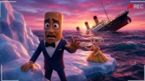 Тунг Тунг Сахур и Балерина Капучино прыгнули в море чтобы выжить.