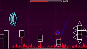 Смог пройти восьмой уровень на одну звёздочку в игре Geometry dash lite