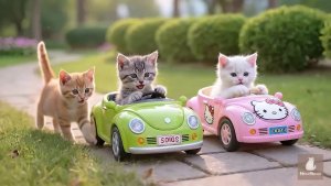 Как котики машинки делали