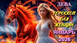 Дева. Гороскоп для женщин на январь 2026 года.