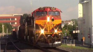 США Америка подборка проезд грузового поезда по железной дороге