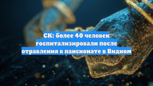 СК: более 40 человек госпитализировали после отравления в пансионате в Видном