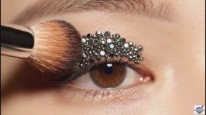 Волшебный макияж глаз. АСМР от прикосновения кистей. Мурашки от чуда.