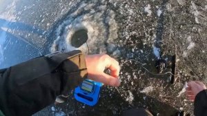 ПЕРВЫЙ ЛЕД 2025-2026. НАШЕЛ ЗАВЕТНУЮ ЛУНКУ С КРУПНЫМ ОКУНЕМ! Зимняя рыбалка на жерлицы.