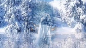 У леса на опушке жила зима в избушке.