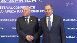 Сергей Лавров принимает участие в Форуме Россия - Африка, который проходит в Египте.