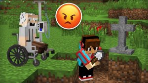 ЧТО ЭТОТ СТРАННЫЙ ДЕД ХОЧЕТ ОТ МЕНЯ В МАЙНКРАФТ _ Компот Minecraft (360p)