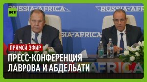 Пресс-конференция Лаврова и министра иностранных дел Египта Абдельати