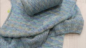 Джемпер Голубая дымка СП "ВЯЖЕМ-ПОВЯЖЕМ-1"//2025 отчёт N 4