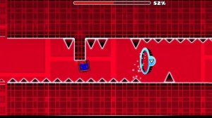 Смог пройти седьмой уровень на три звёздочки в игре Geometry dash lite