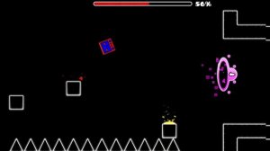 Смог пройти шестой уровень на три звёздочки в игре Geometry dash lite