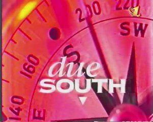 Заставка сериала "Строго на юг". ОРТ. 1997г.