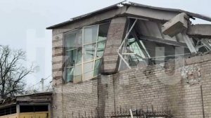 Здание колледжа в Горловке пострадало при ударе ВСУ ракетой HIMARS