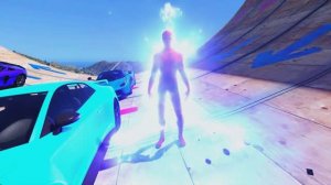 ЭПИЧЕСКИЙ ПАРКУР НА ПОЛОСЕ С конусами И метеорита В ГТА 5