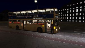 Поездка на MAN SD200 по маршруту №N33 по карте Berlin Spandau