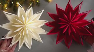 Объемные снежинки ❆ 3D ❆ своими руками ❆ Снежинка из бумаги для Нового года ❆ Новогодняя музыка ❆