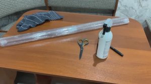 Как Наклеить жидкое стекло на стол