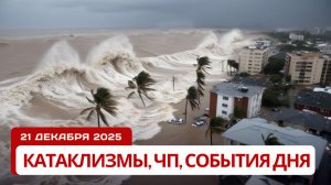 Новости Сегодня 21.12.2025 - Катаклизмы сегодня, ЧП, События дня | Россия Китай Индия Европа США