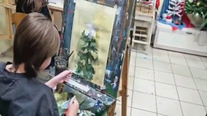 Божена ...занятия живописью