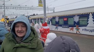 Поезд деда мороза саранск 2025. Проводили в Пензу...