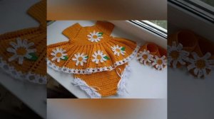 ☘️🌼Комплект летний для девочки,,Ромашки,, платье ,трусики,пинетки 🌼☘️