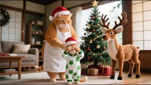 Секретный рождественский план Мамы Кэт для рыжего котенка растопит ваше сердце. Трогательная история