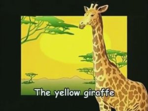 Spotlight 4 - Module 4, Unit 8b - Ex.3 p.64 - Song - The YELLOW Giraffe!