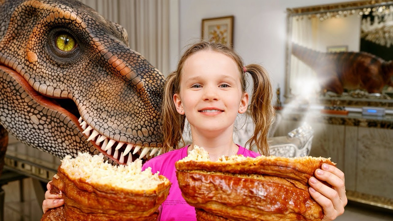 Стефи заботится о детенышах динозавров 🦕🦖 смотреть онлайн