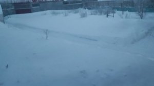 Югорская зима ❄ . Мороз - 38 и снежный пейзаж.