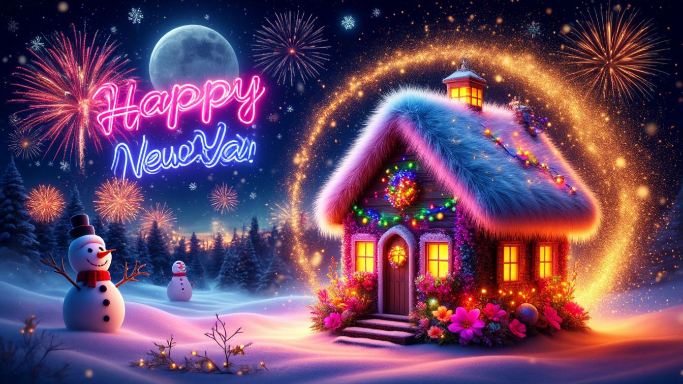 Пусть Новый год будет удачным!