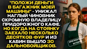 МИЛЛИОН за РАЗВЯЗКУ: Как ВОДИТЕЛИ защитили ХОЗЯЙКУ КАФЕ. Слушать аудиорассказы