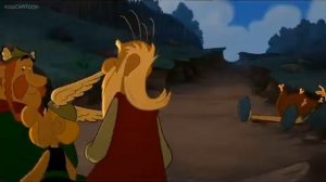 Сцены, где Какофоникс падает и подвергается избиению