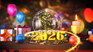 Новогоднее волшебство - заставка, футаж, интро 2026