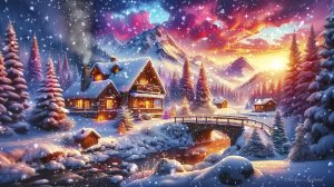 ✨ ЗИМНЯЯ СКАЗОЧНО КРАСИВАЯ УСПОКАИВАЮЩАЯ МУЗЫКА ДЛЯ СНА 🎵 РАССЛАБЛЯЮЩАЯ МУЗЫКА ДЛЯ ДУШИ В ГОРАХ