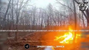 🇷🇺🎮В районе н.п.Хомино операторы FPV-дронов 1-ой танковой армии накрыли вражеский Т-72…🇺🇦