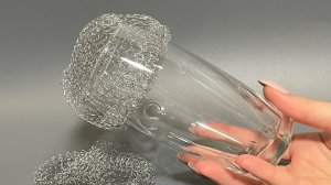 Все женщины В МИРЕ должны ЗНАТЬ эти хитрости❗Когда натянула на стакан МЕТАЛЛИЧЕСКУЮ ГУБКУ,удивилась