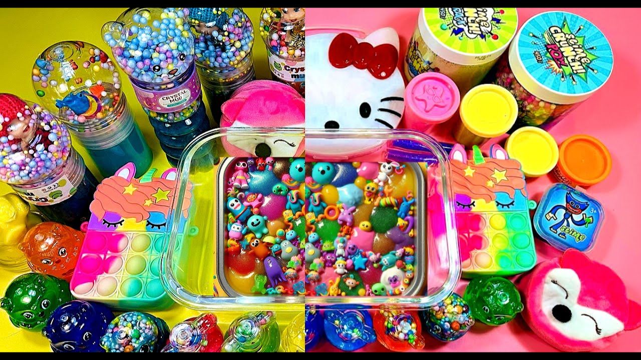 💖 Слайм АСМР 💖 Распаковка слаймов 💖 Микс крутых слаймов 💖 смотреть онлайн
