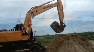 Монтаж септика из 15 жб колец ( d=2 м ) от септик профи