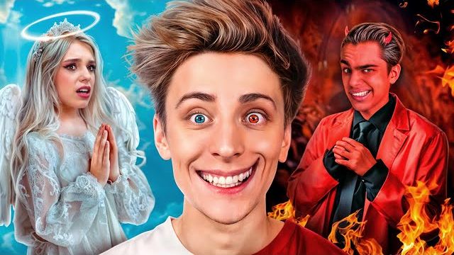 АНГЕЛ и ДЕМОН Управляют МОЕЙ ЖИЗНЬЮ ! смотреть онлайн