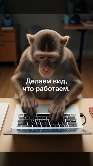 Мартышка объясняет работу