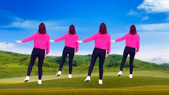 情歌对唱广场舞《你就是我的爱》今生爱不够，来世还把你等待